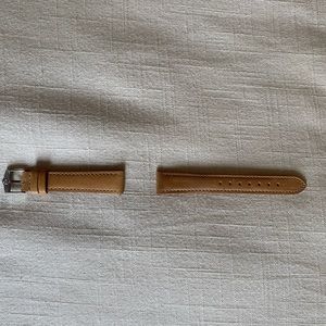 Shinola Gomelsky 16mm Leather Watch Strap